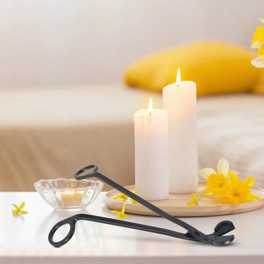 Durable Stainless Steel Candle Trimming Scissors Accessory