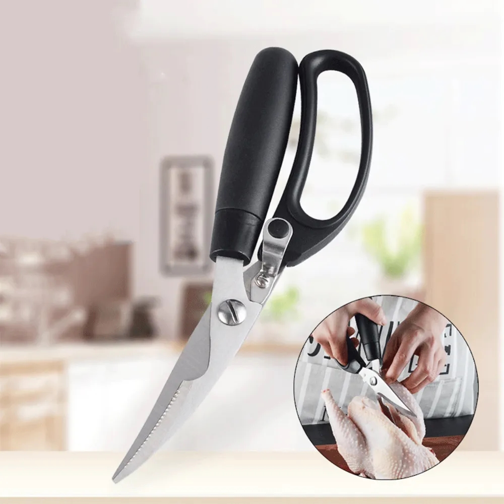 Versatile Home Kitchen Chicken and Fish Bone Cutting Scissor