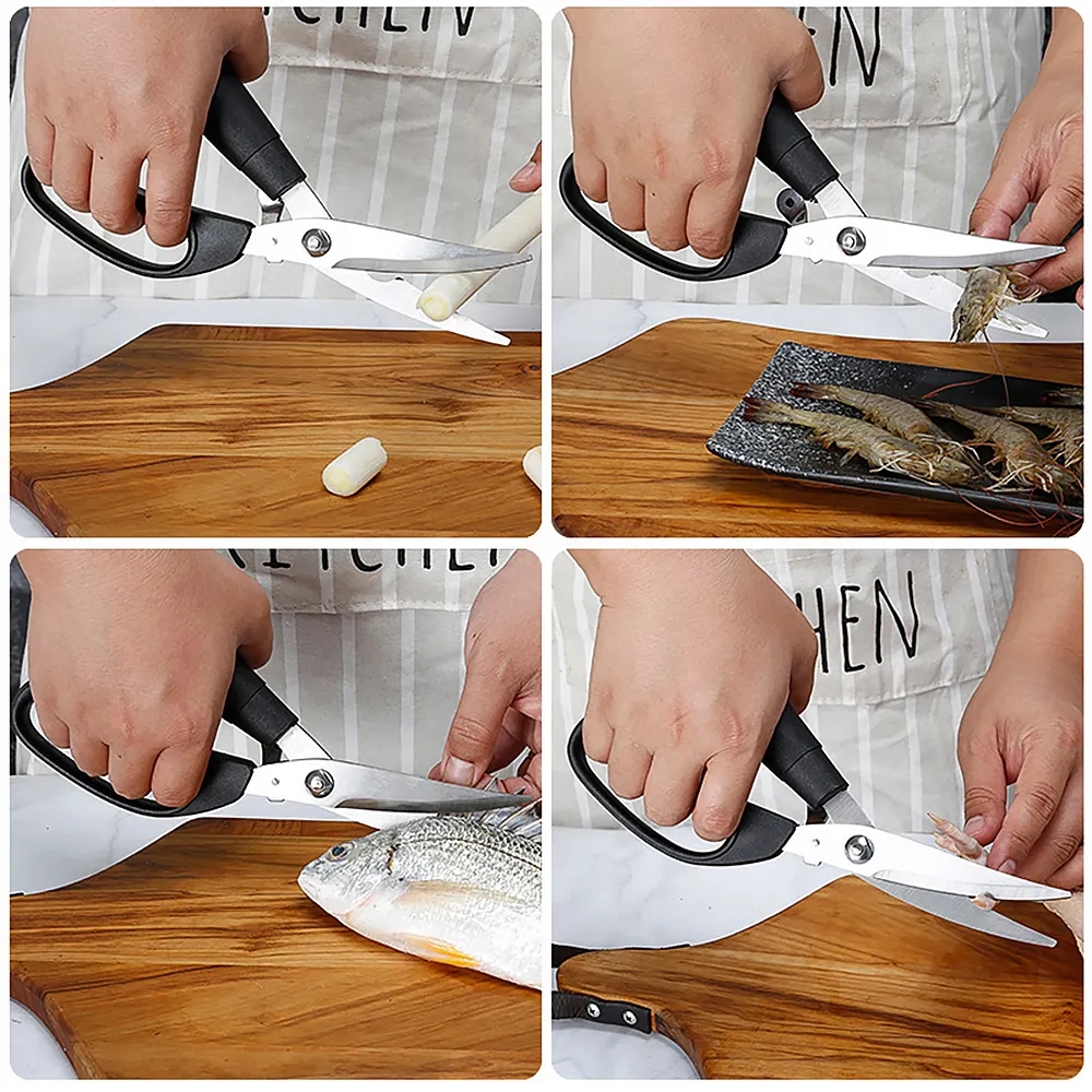 Versatile Home Kitchen Chicken and Fish Bone Cutting Scissor