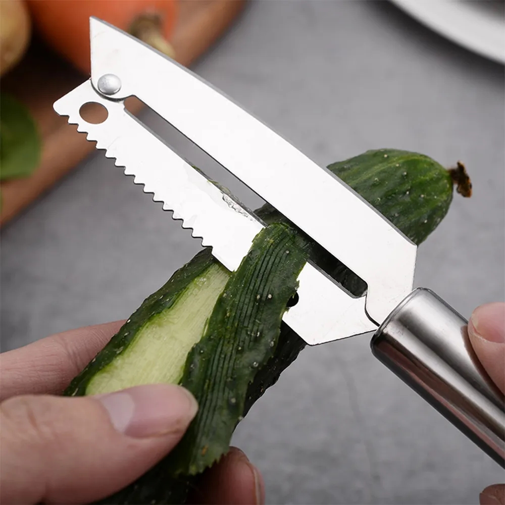 Multi-Purpose Stainless Steel Peeler Knife for Home Kitchen