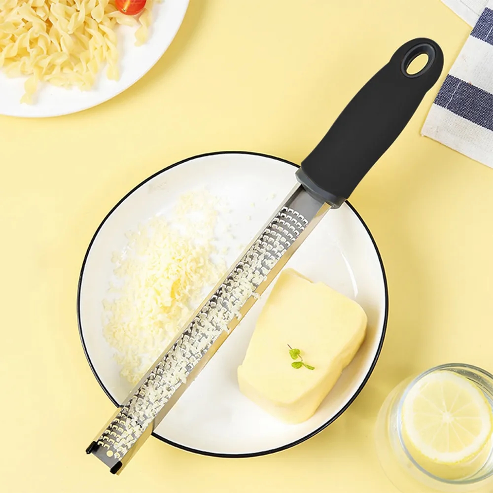 Versatile Stainless Steel Grater for Lemon and Cheese