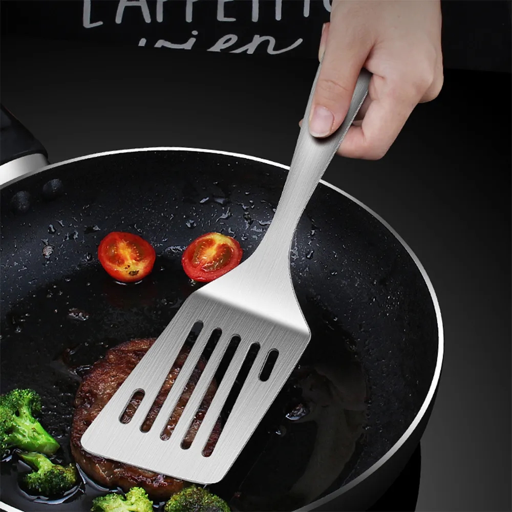 Multi-purpose 304 Stainless Steel Slotted Spatula