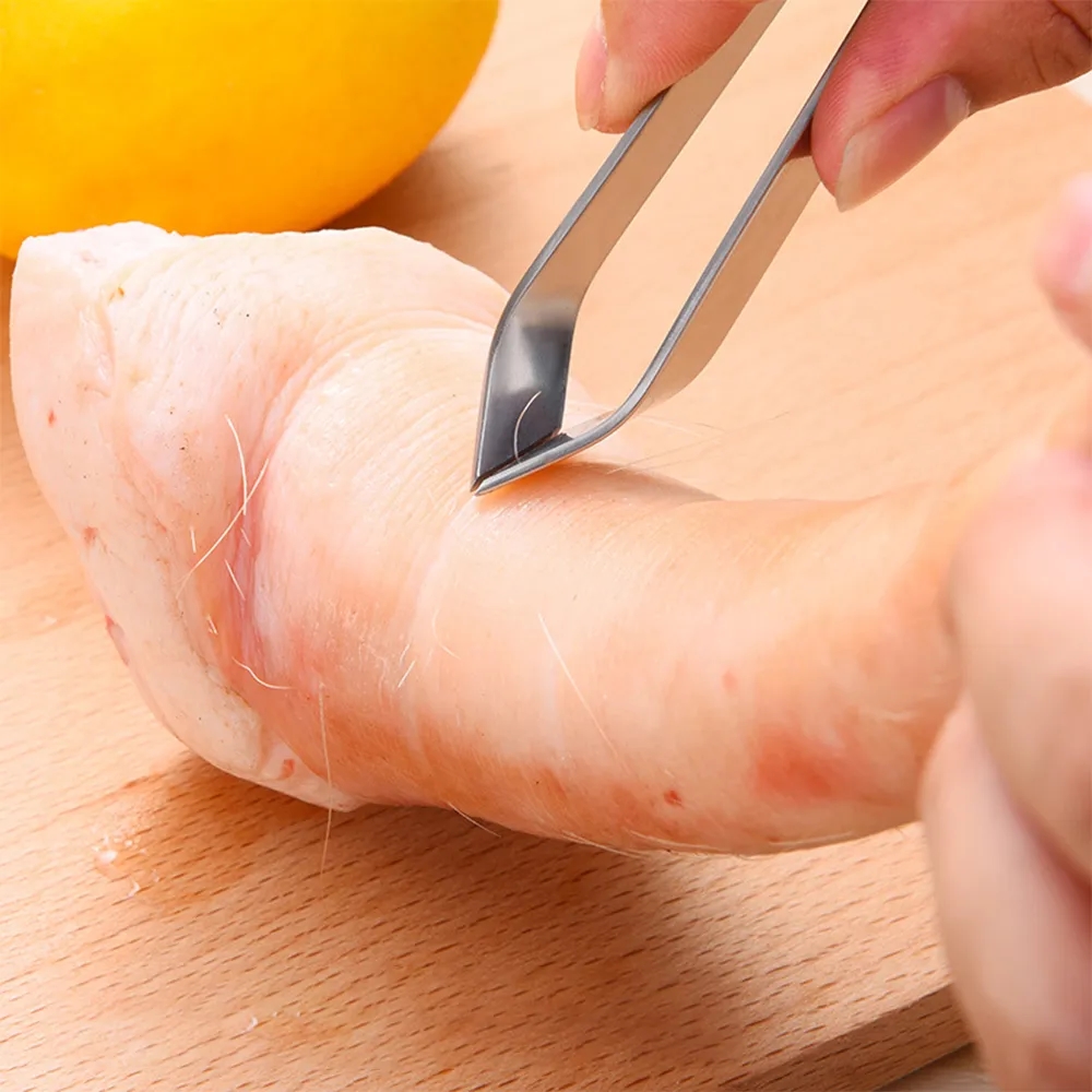 Multi-Purpose Stainless Steel Tweezers for Home Use