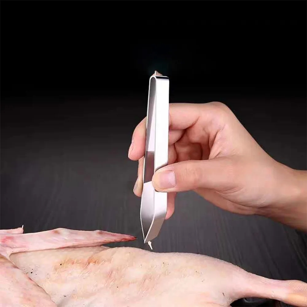 Multi-Purpose Stainless Steel Tweezers for Home Use