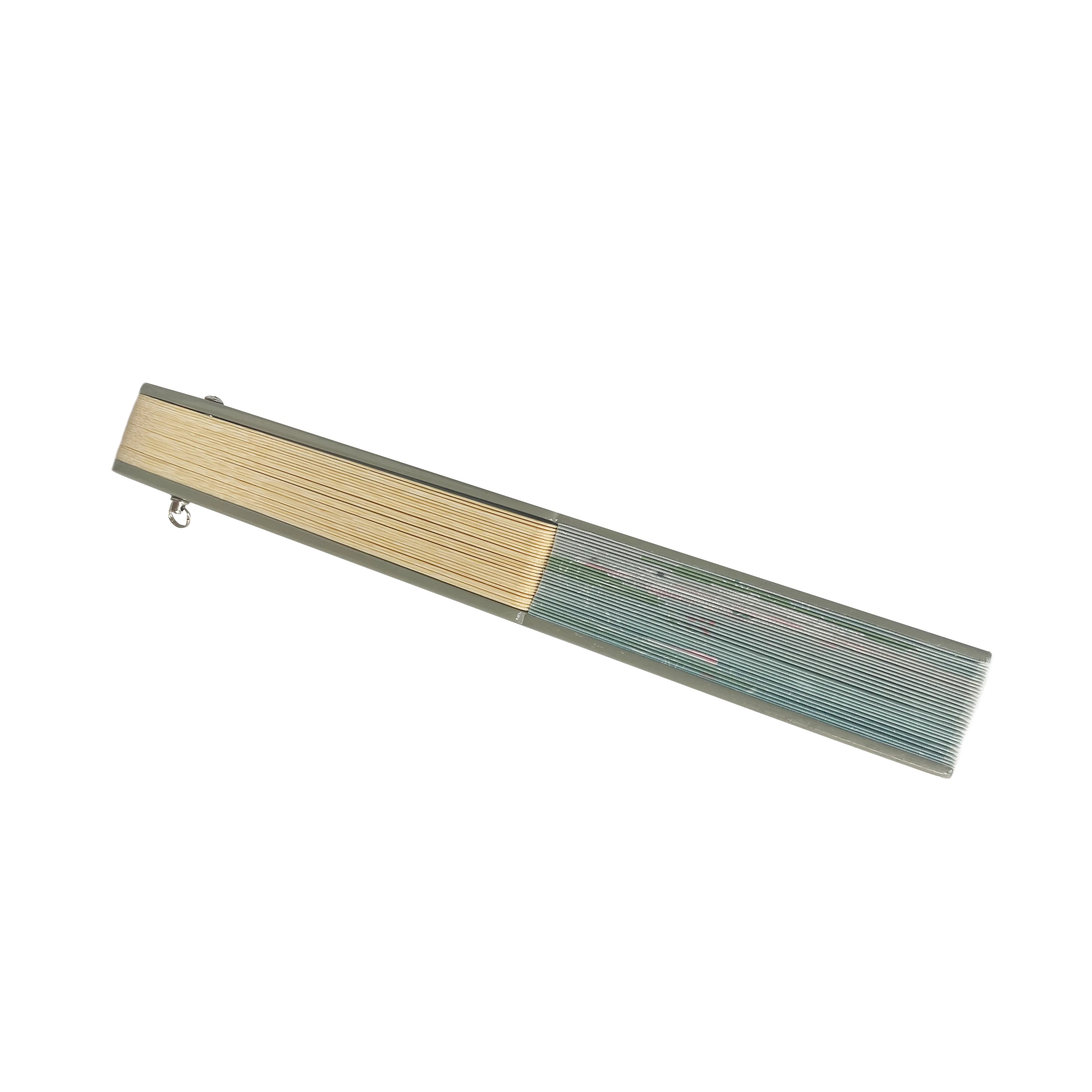 Women's Elegant Silk Folding Fan with Durable Bamboo Frame