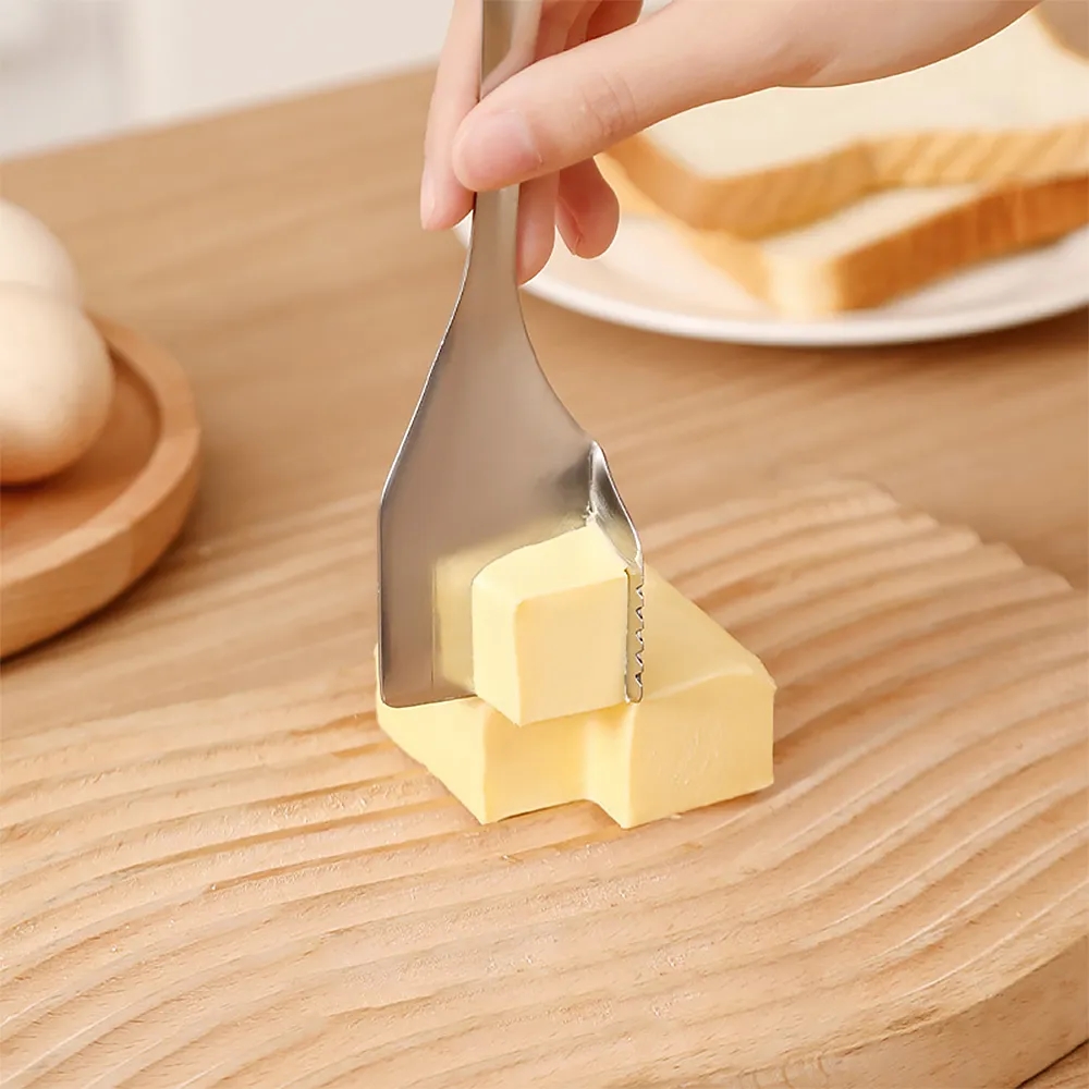 304 Stainless Steel Butter Cutter with Straight-Edge Blade