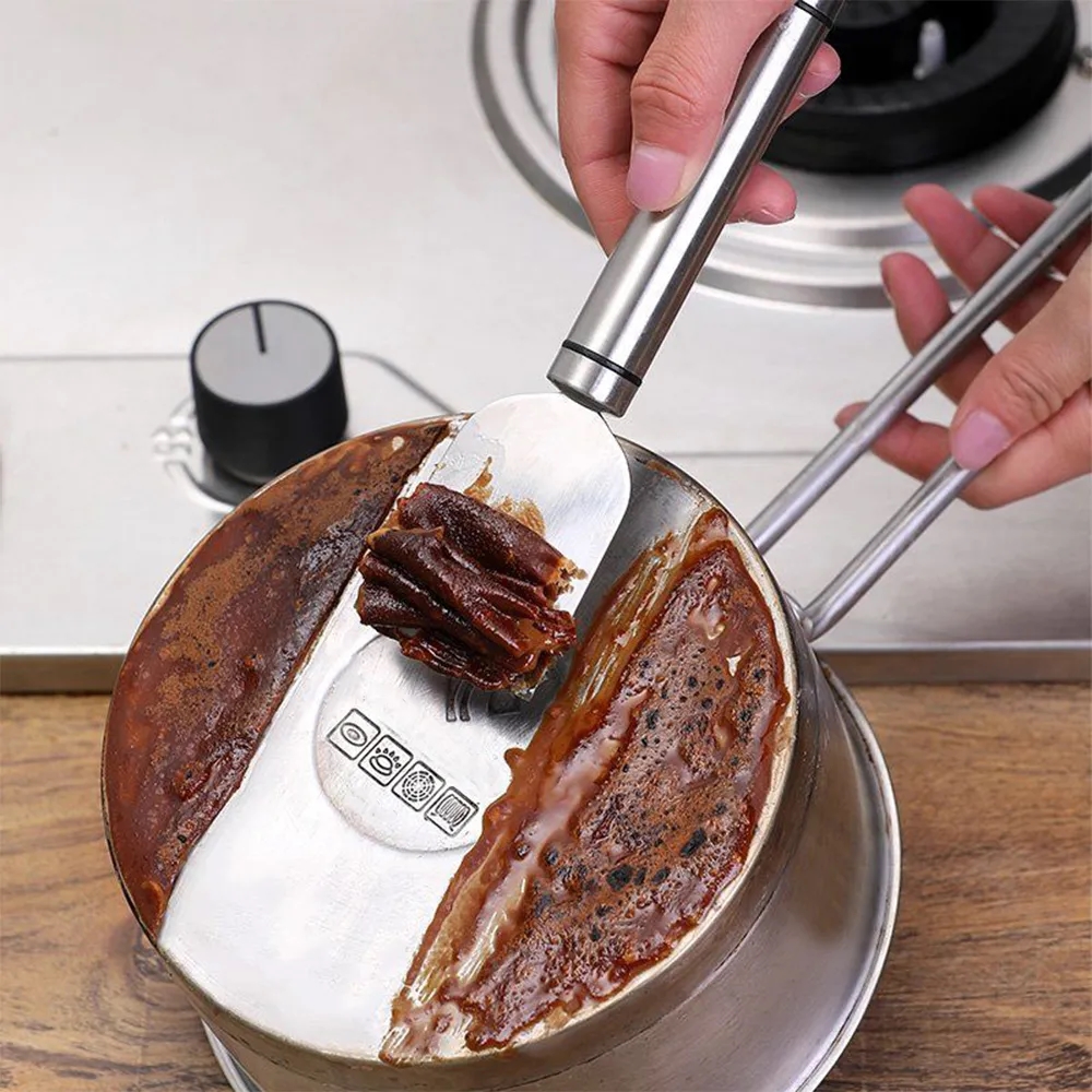 Stainless Steel Scraper for Kitchen and Household Cleaning
