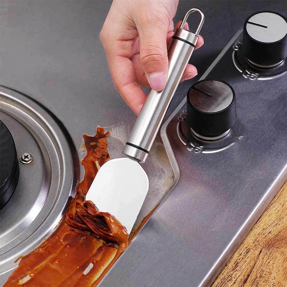 Stainless Steel Scraper for Kitchen and Household Cleaning