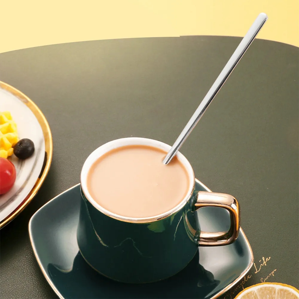8.5" Stainless Steel Cocktail Stirring Spoon with Handle
