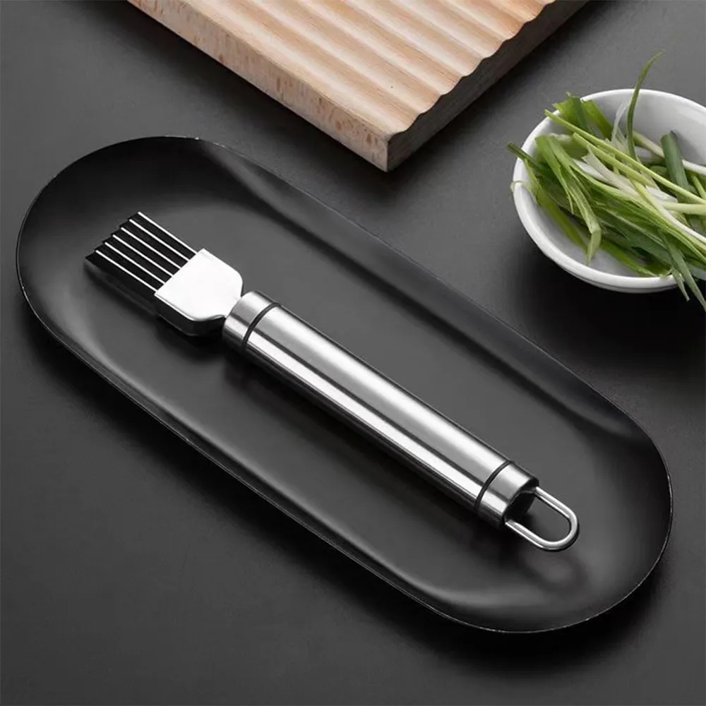 Stainless Steel Onion Cutter - Versatile Kitchen Tool