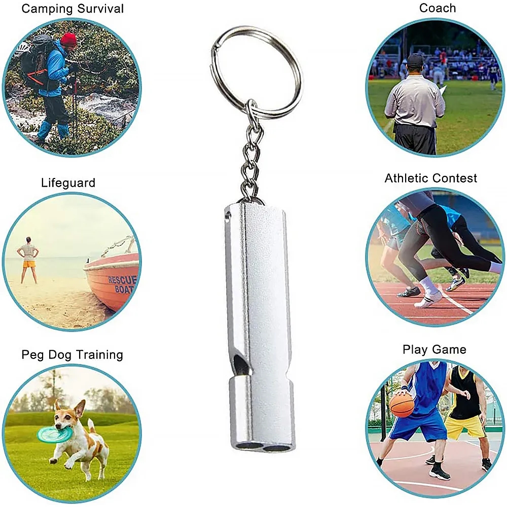 Aluminum Alloy Survival Whistle