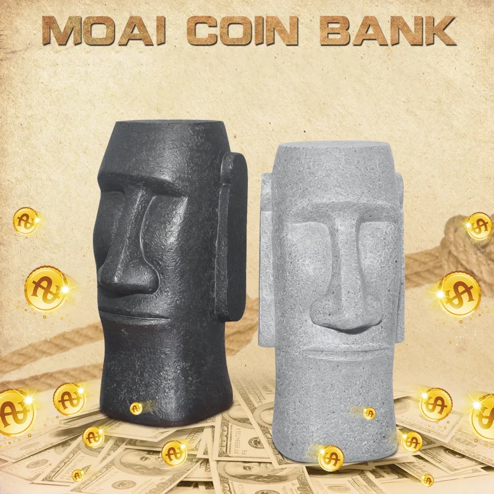 Resurrection Island Stone Man Coin Bank