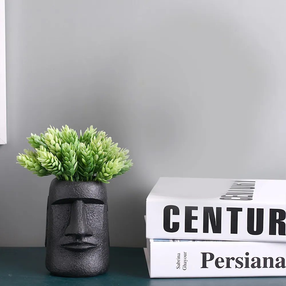 Resurrection Island Stone Statue Planter