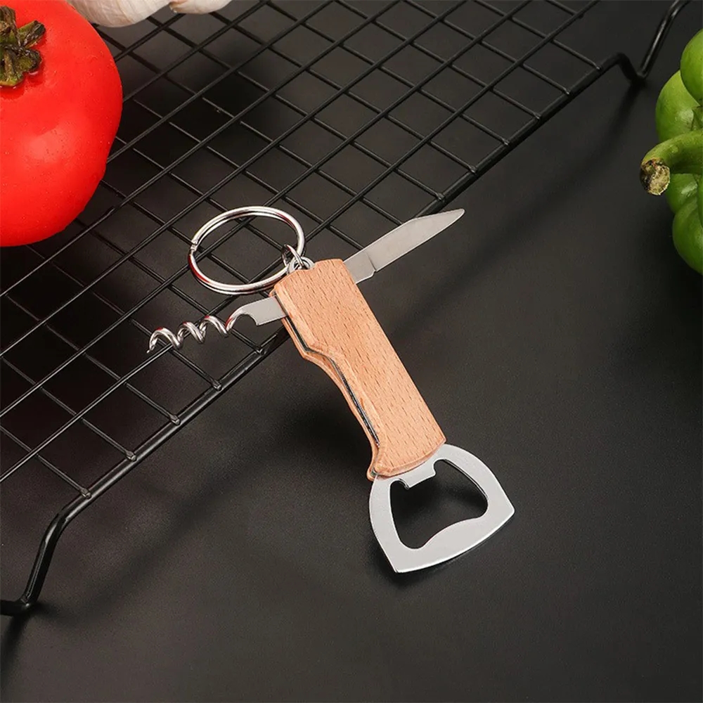 3-in-1 Stainless Steel Bottle Opener