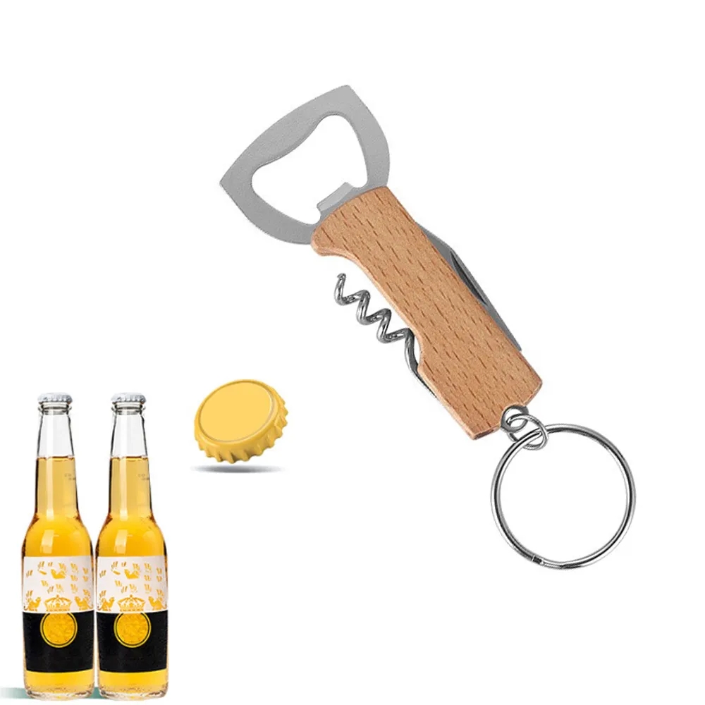 3-in-1 Stainless Steel Bottle Opener