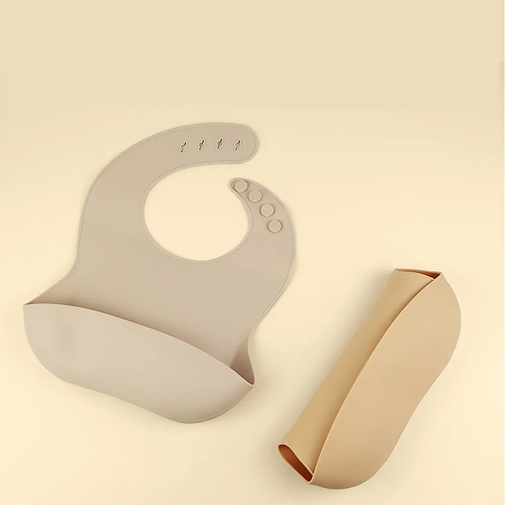 Silicone Baby Bib - Waterproof and Food Grade