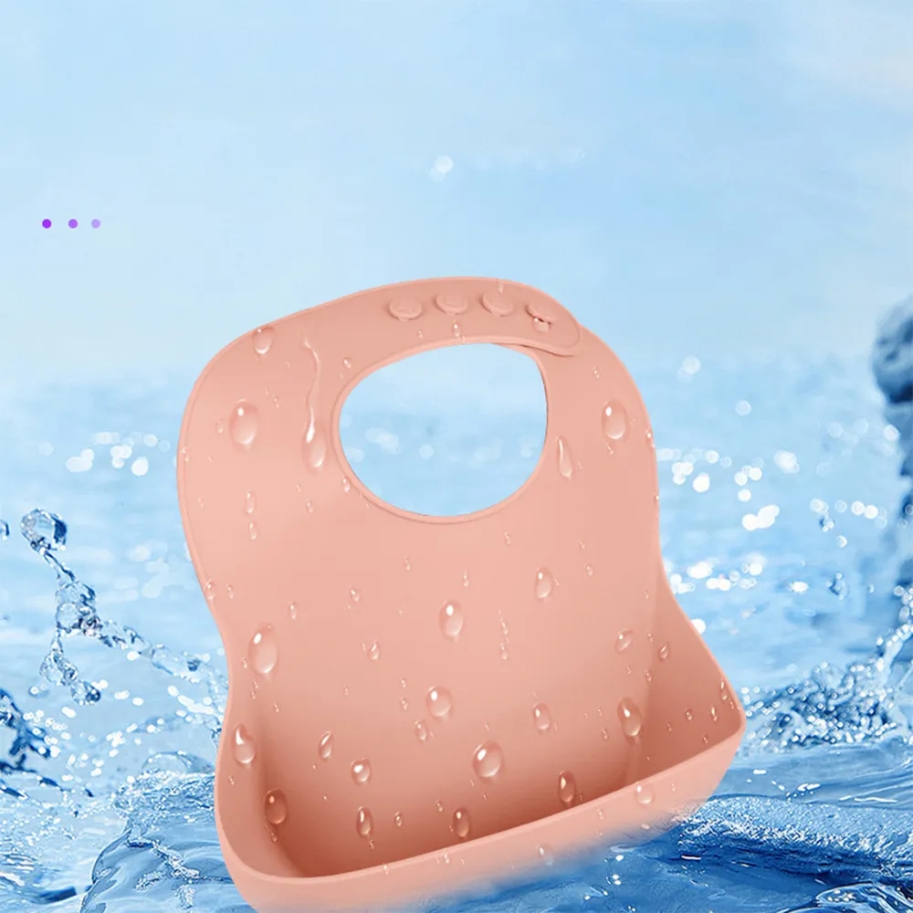 Silicone Baby Bib - Waterproof and Food Grade
