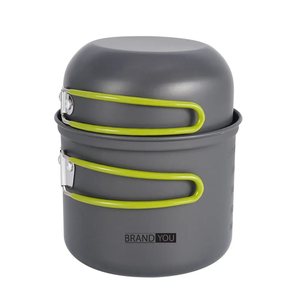 2-Piece Outdoor Aluminum Alloy Cookware Set