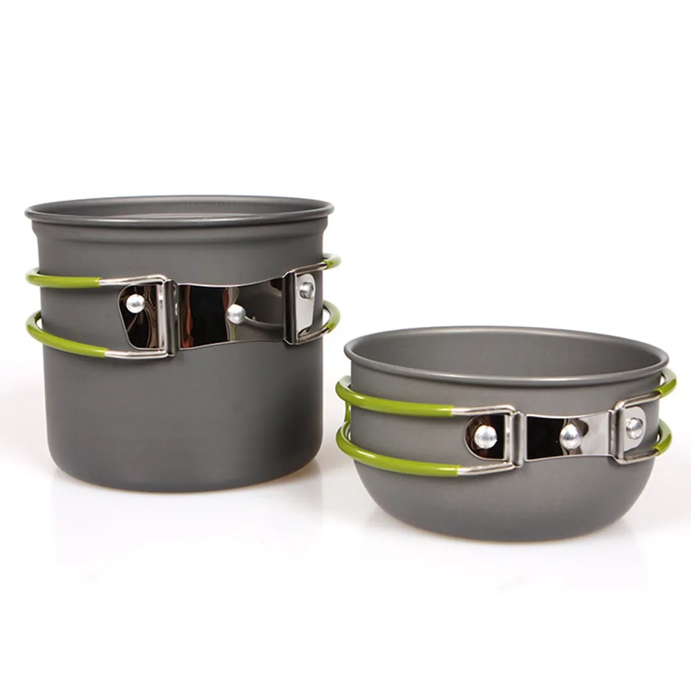 2-Piece Outdoor Aluminum Alloy Cookware Set