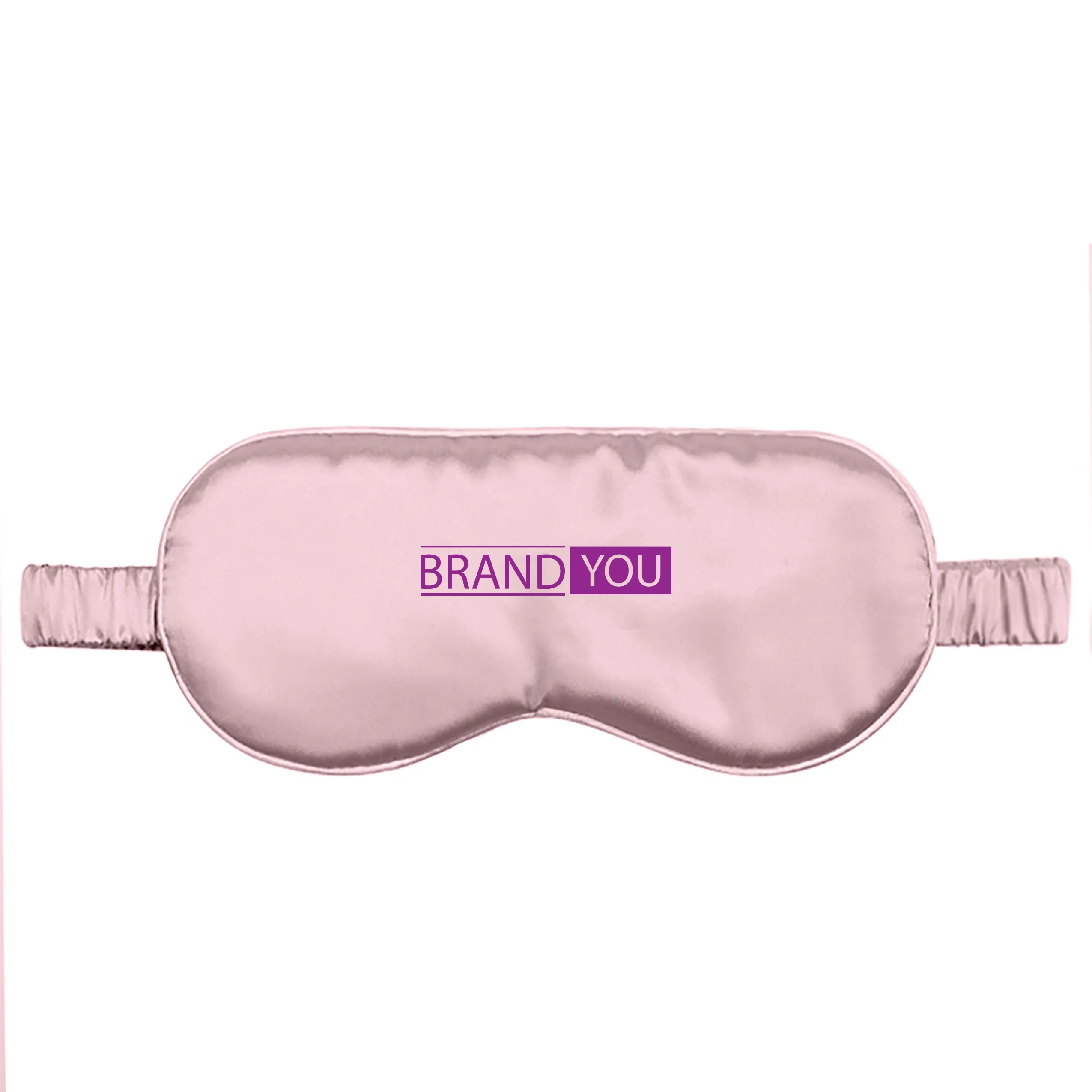 Silk Eye Mask Embroidered Logo Light-Blocking