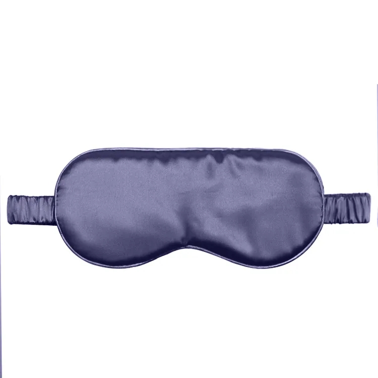 Silk Eye Mask Embroidered Logo Light-Blocking