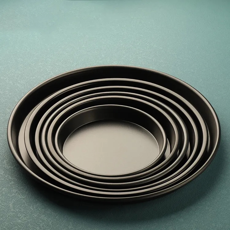 1mm Thick 6-inch Aluminum Alloy Non-stick Pizza Pan