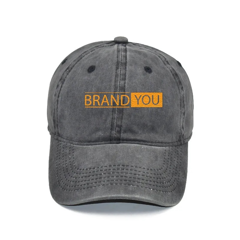 Washed Denim Baseball Cap