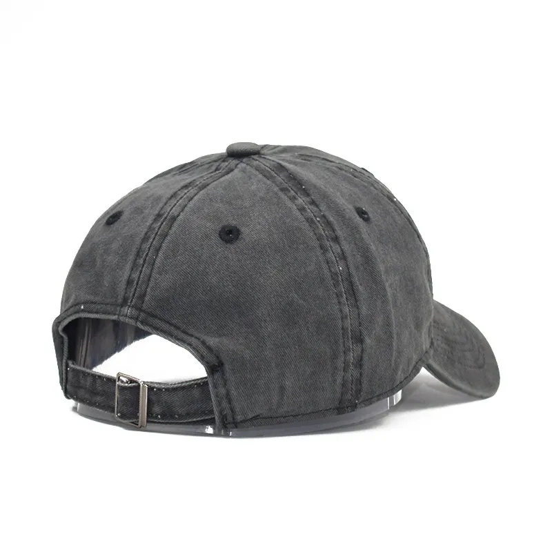 Washed Denim Baseball Cap