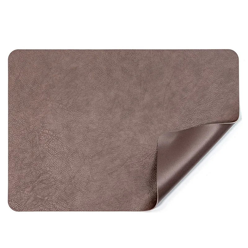 Retro Double-Sided Cowhide Pattern Placemat