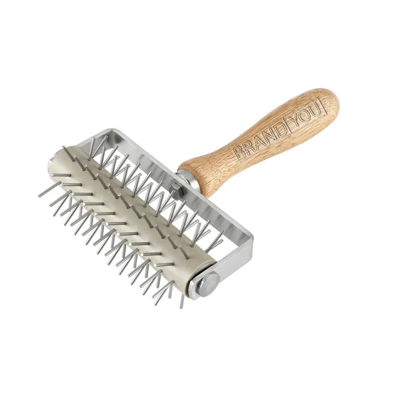 Stainless Steel Pizza Dough Docker Pin Roller