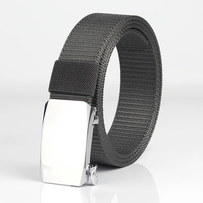 Casual Stylish Alloy Automatic Buckle Nylon Belt