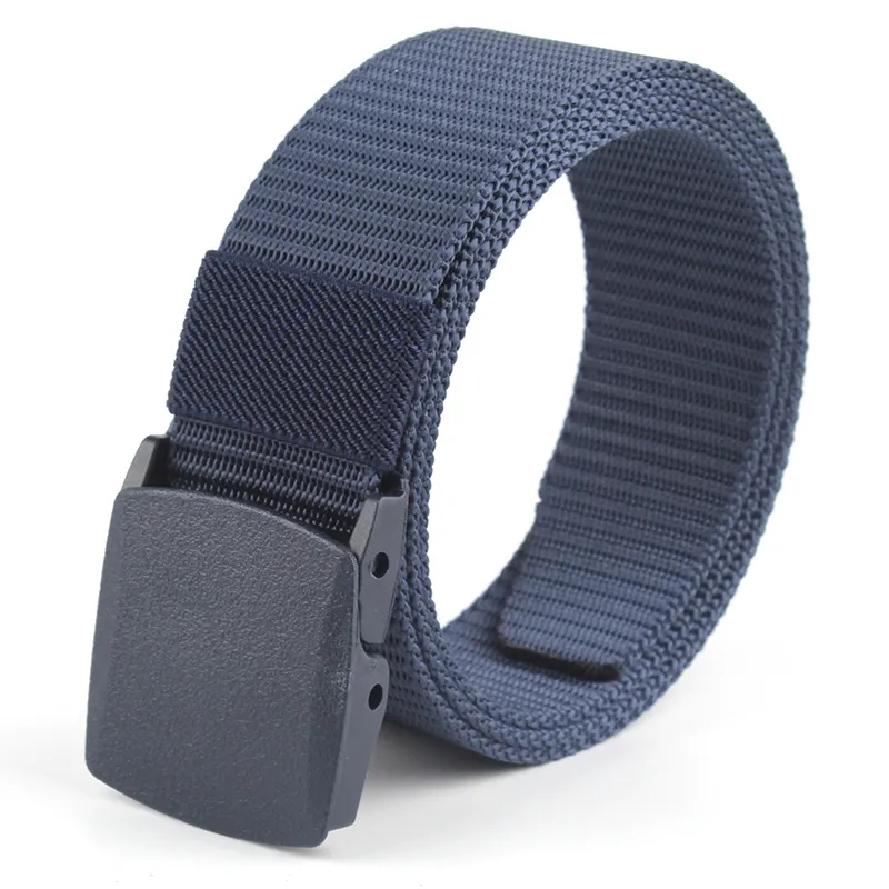 Men's Tactical Nylon Canvas Belt Anti-Allergic Buckle