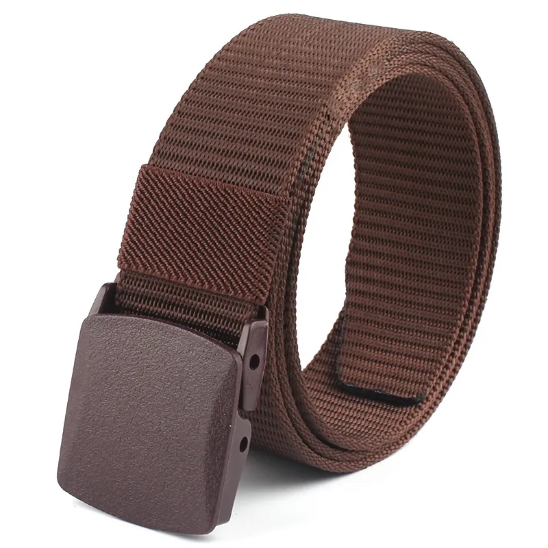 Men's Tactical Nylon Canvas Belt Anti-Allergic Buckle