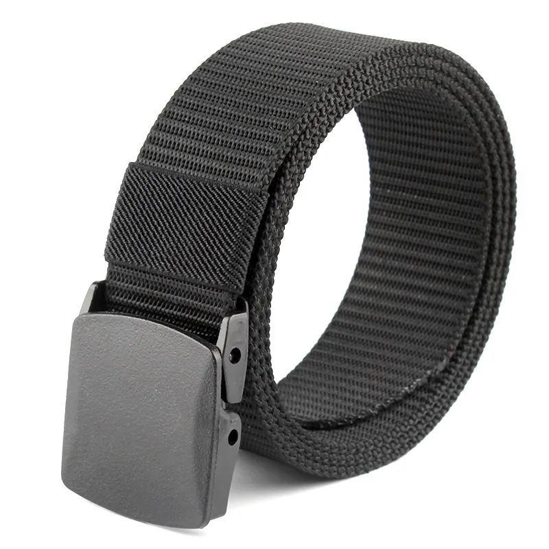 Men's Tactical Nylon Canvas Belt Anti-Allergic Buckle