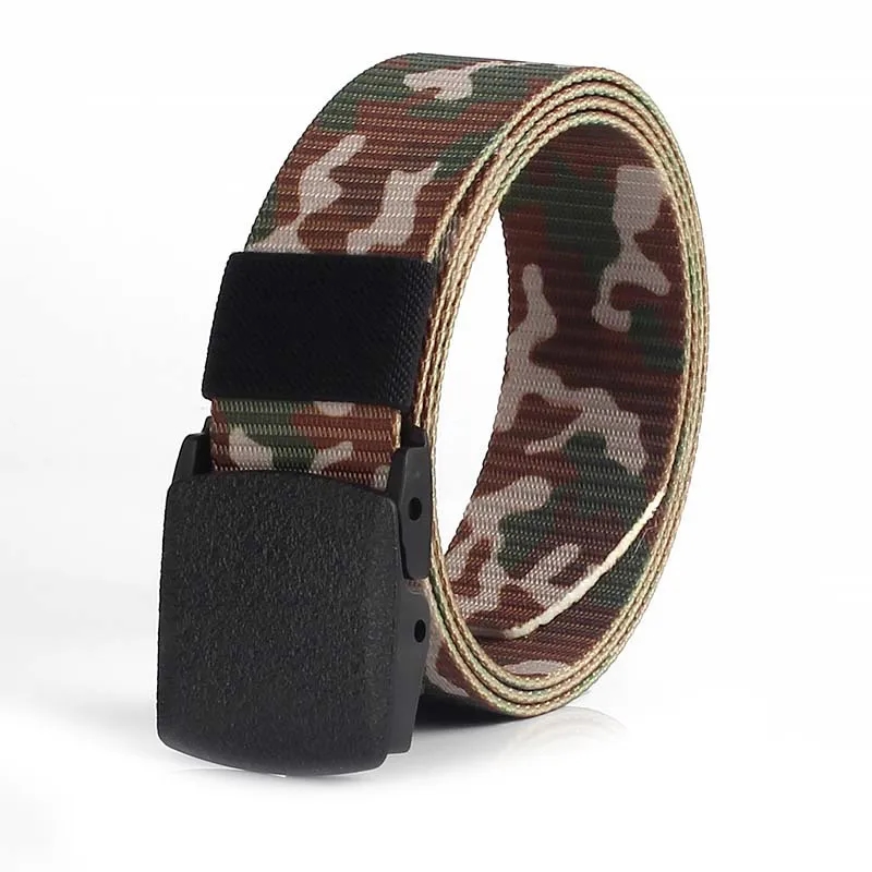 Unisex Camouflage Nylon Outdoor Training Tactical Belt