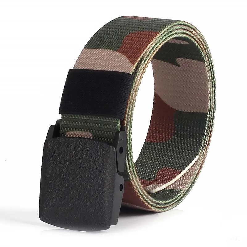 Unisex Camouflage Nylon Outdoor Training Tactical Belt
