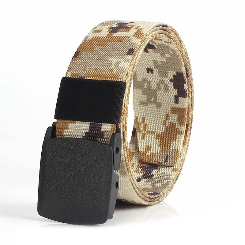 Unisex Camouflage Nylon Outdoor Training Tactical Belt