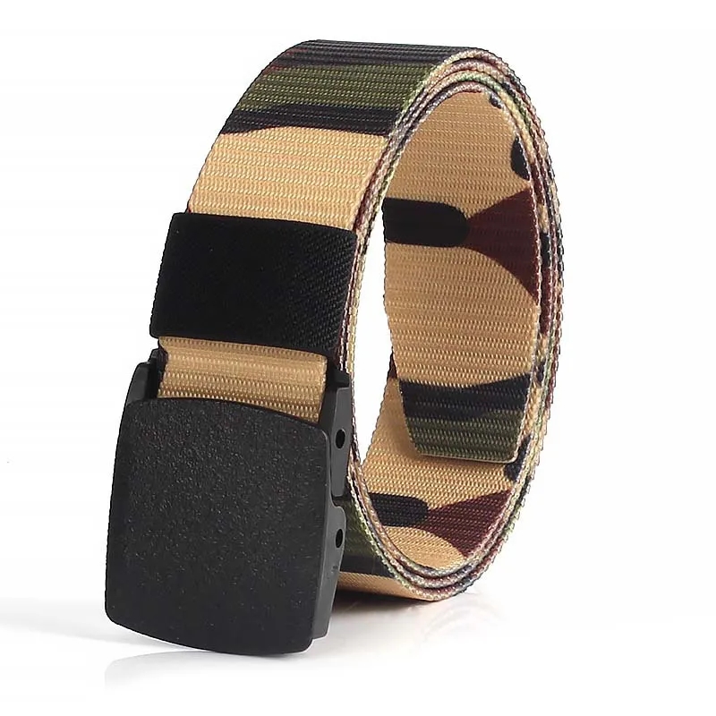 Unisex Camouflage Nylon Outdoor Training Tactical Belt
