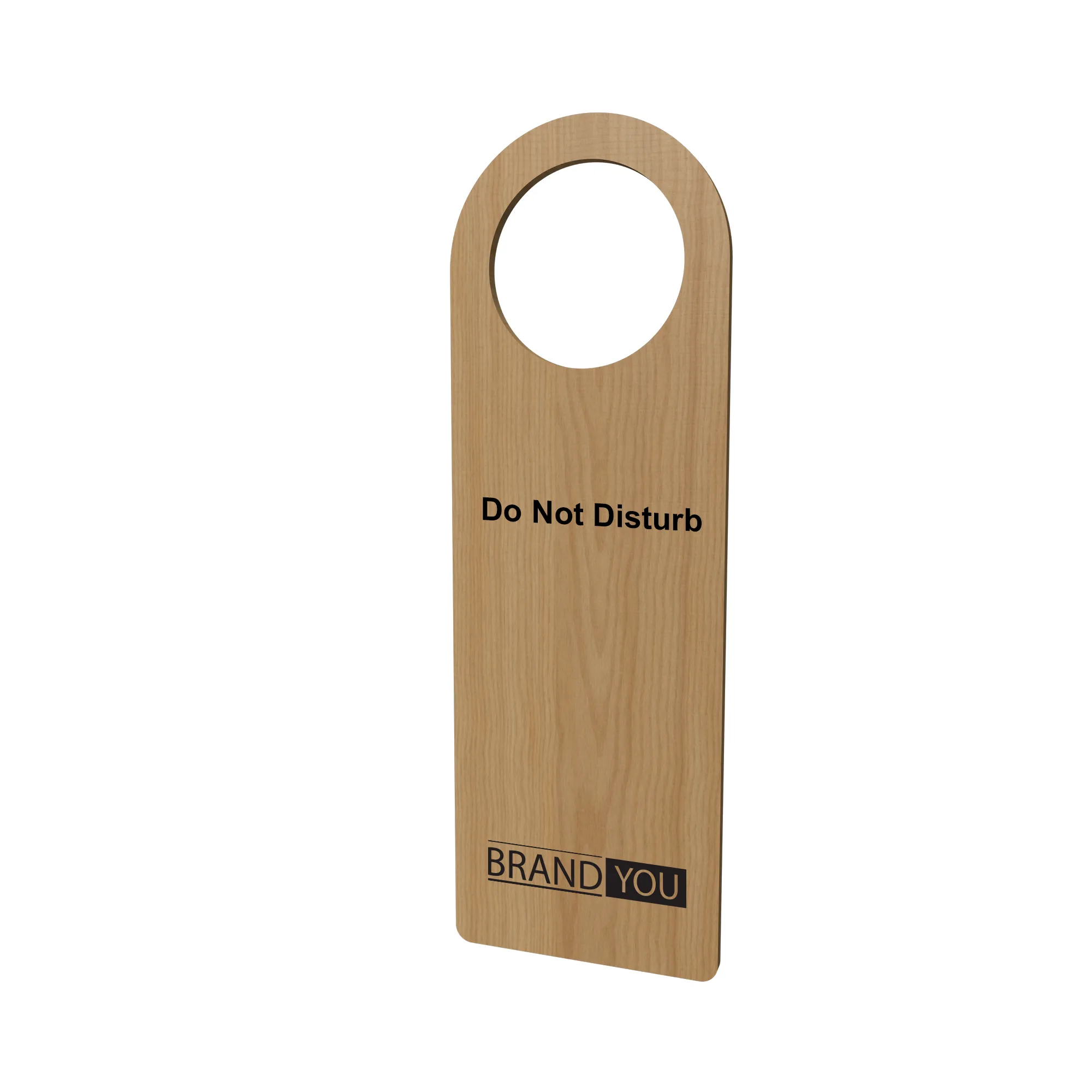 Wooden Double-Sided 'Do Not Disturb' Door Hanger