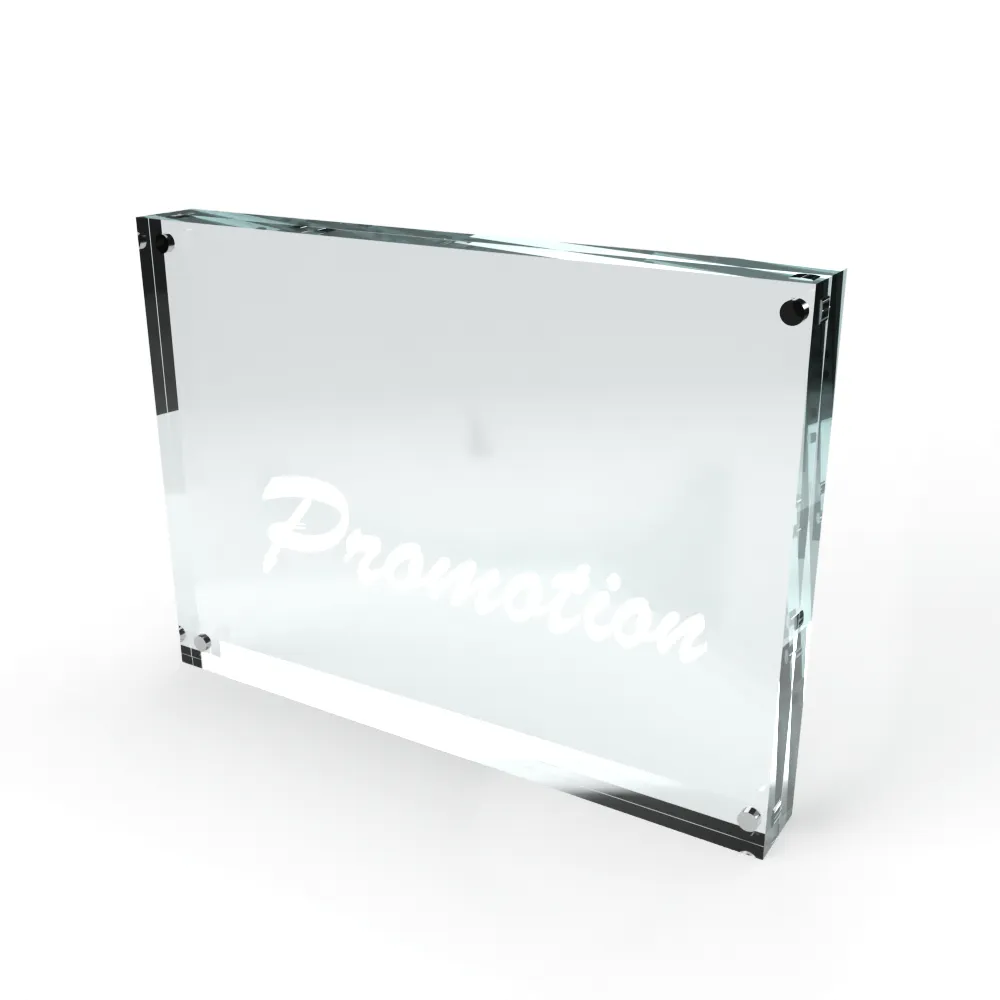 Double-Sided Magnetic Acrylic Picture Frame 5x7