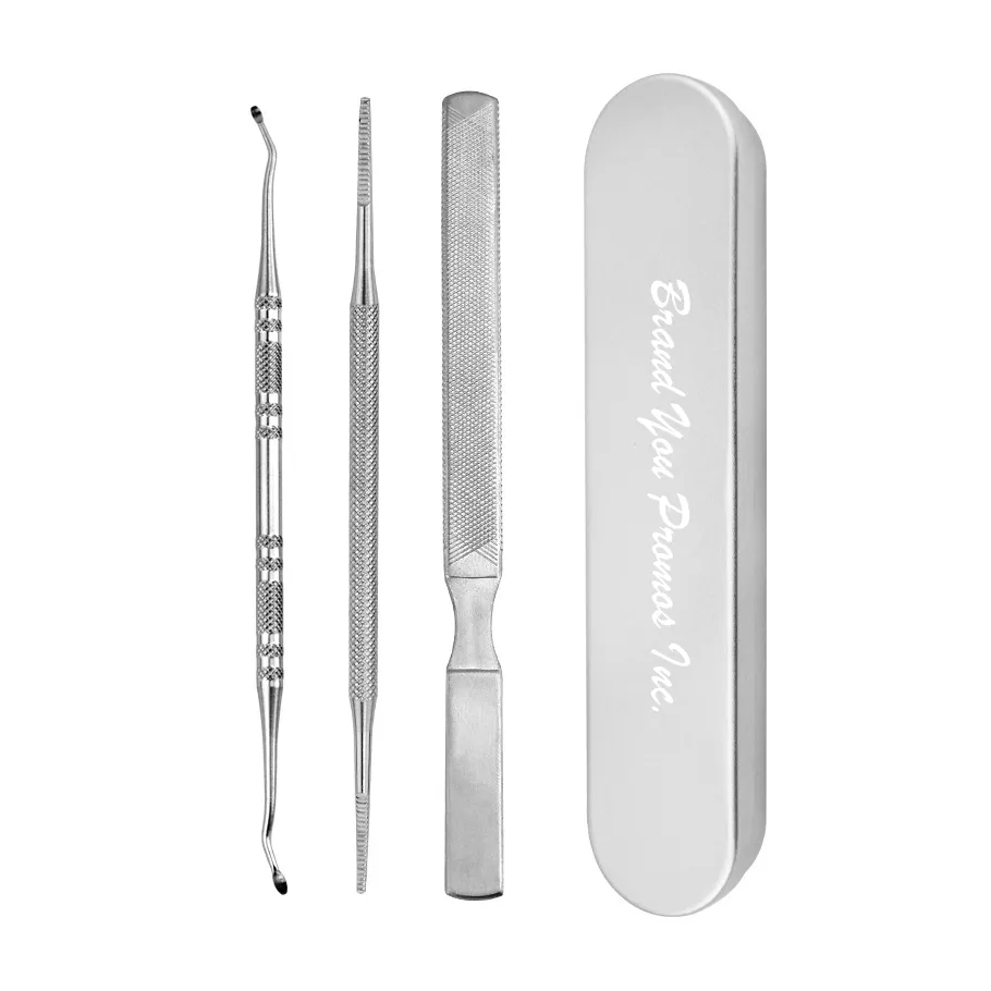 Stainless Steel Nail Care Set with Case