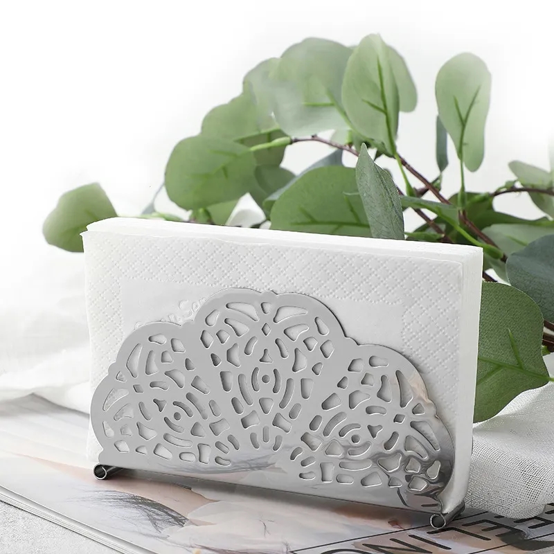 Geometric Stainless Steel Napkin Holder