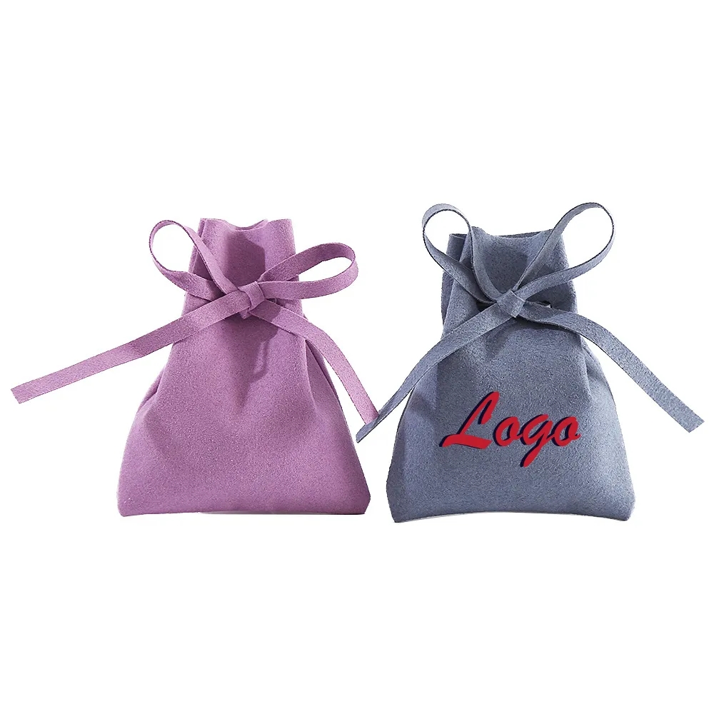 Scratch-Resistant Dustproof Double-Sided Suede Jewelry Pouch