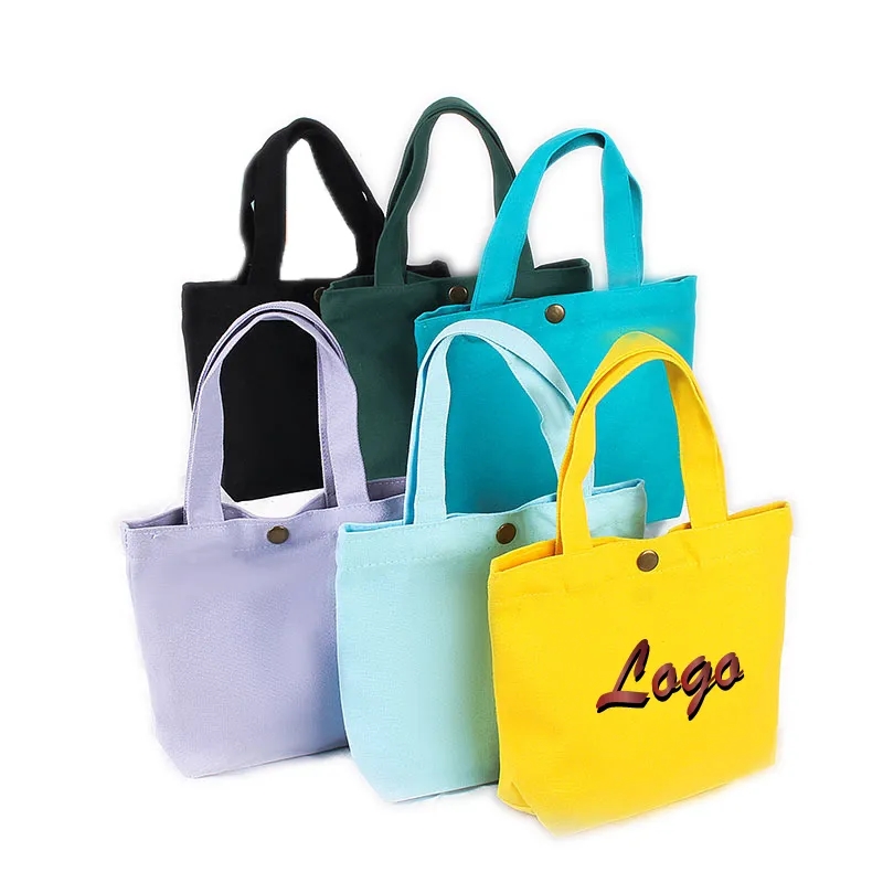 Pastel Cotton Canvas Tote Bag