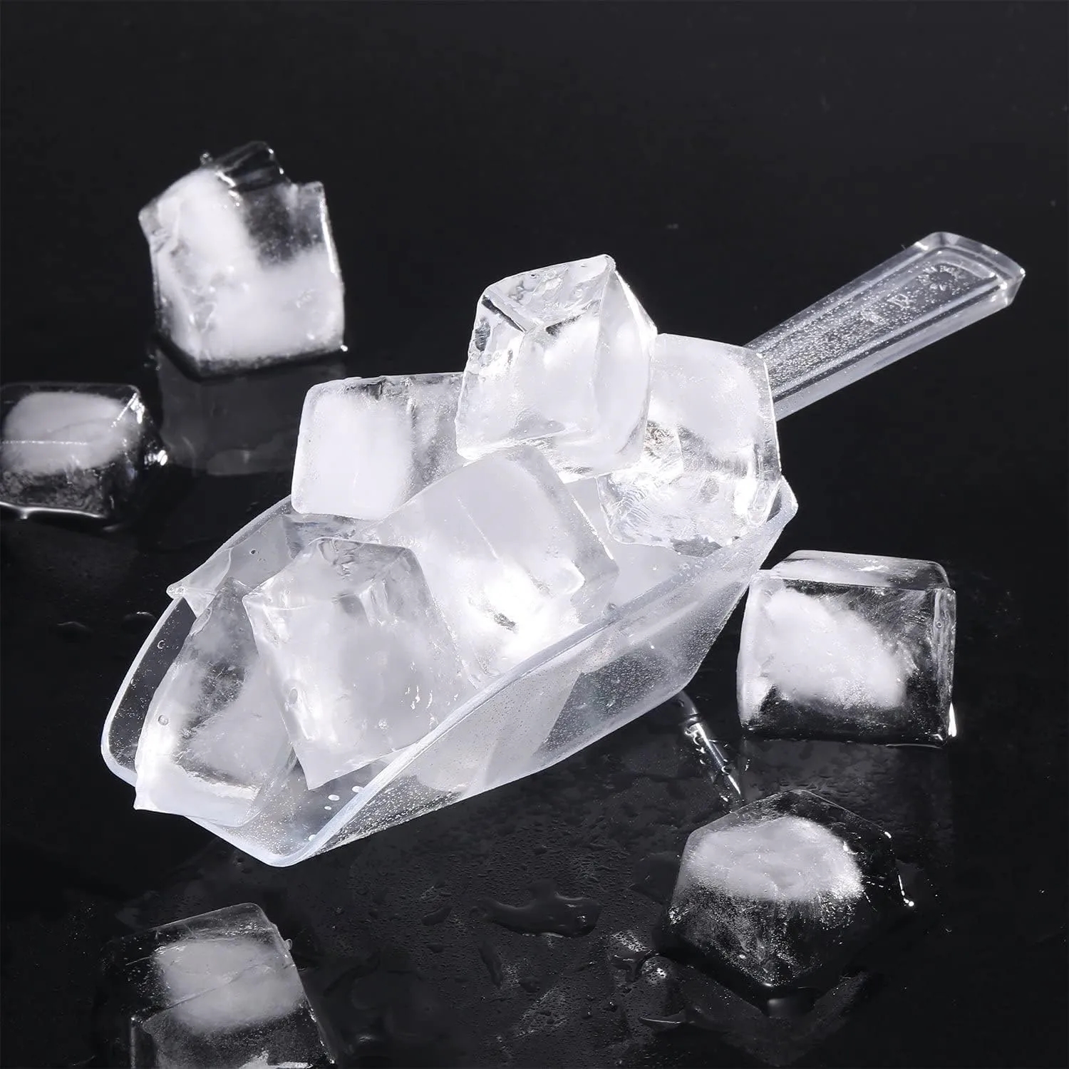 Multi-purpose Plastic Clear Kitchen Scoops