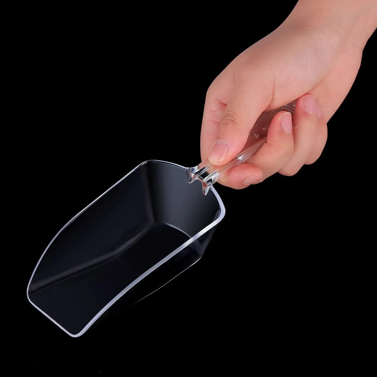 Multi-purpose Plastic Clear Kitchen Scoops