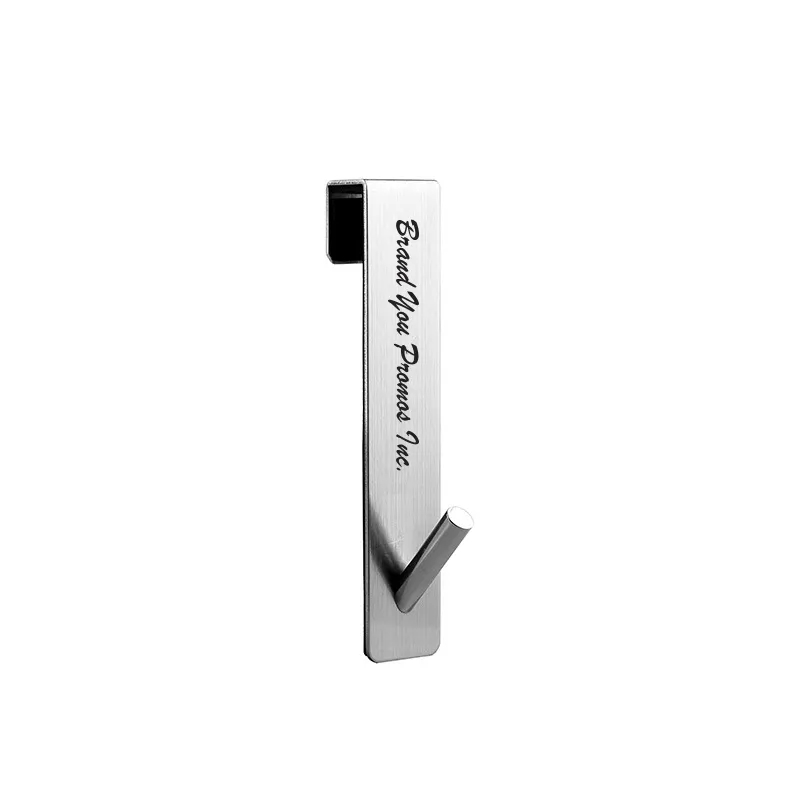 Stainless Steel Removable Drill-Free Glass Door Hanging Hook