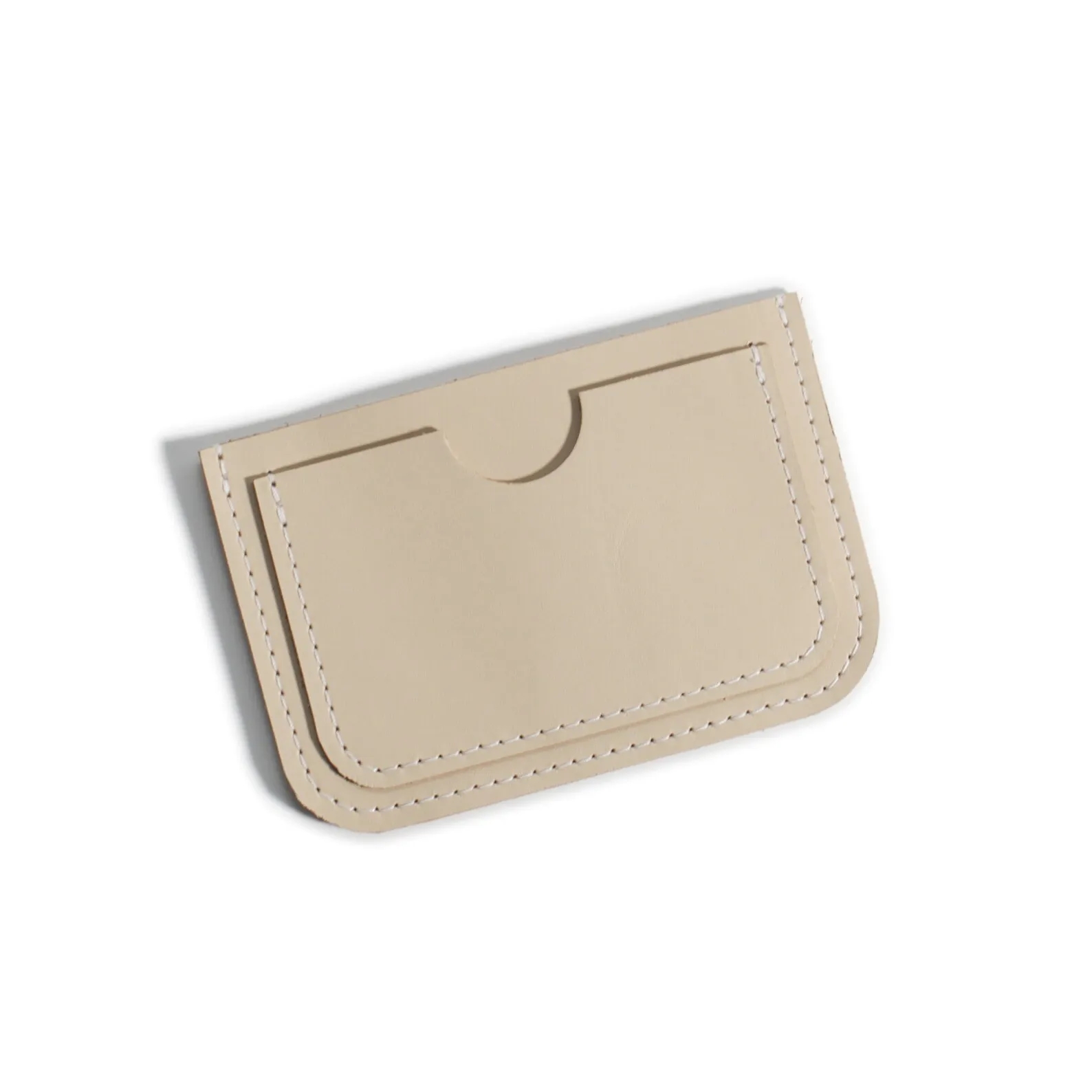 Personalized Leather Card Case Wallet Monogram Holder