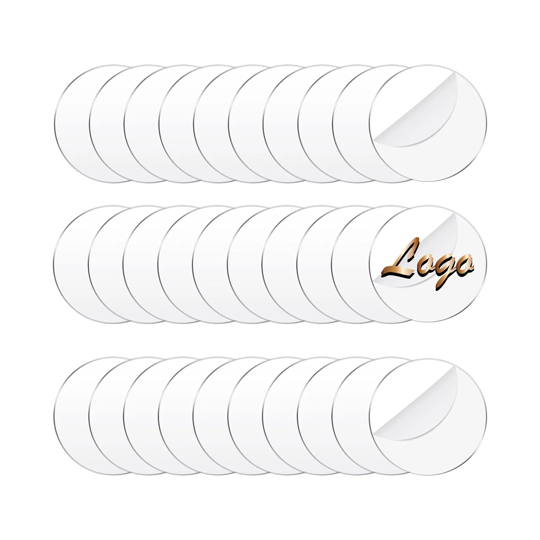 2" Transparent Round Acrylic Disc Blanks DIY Projects Crafts