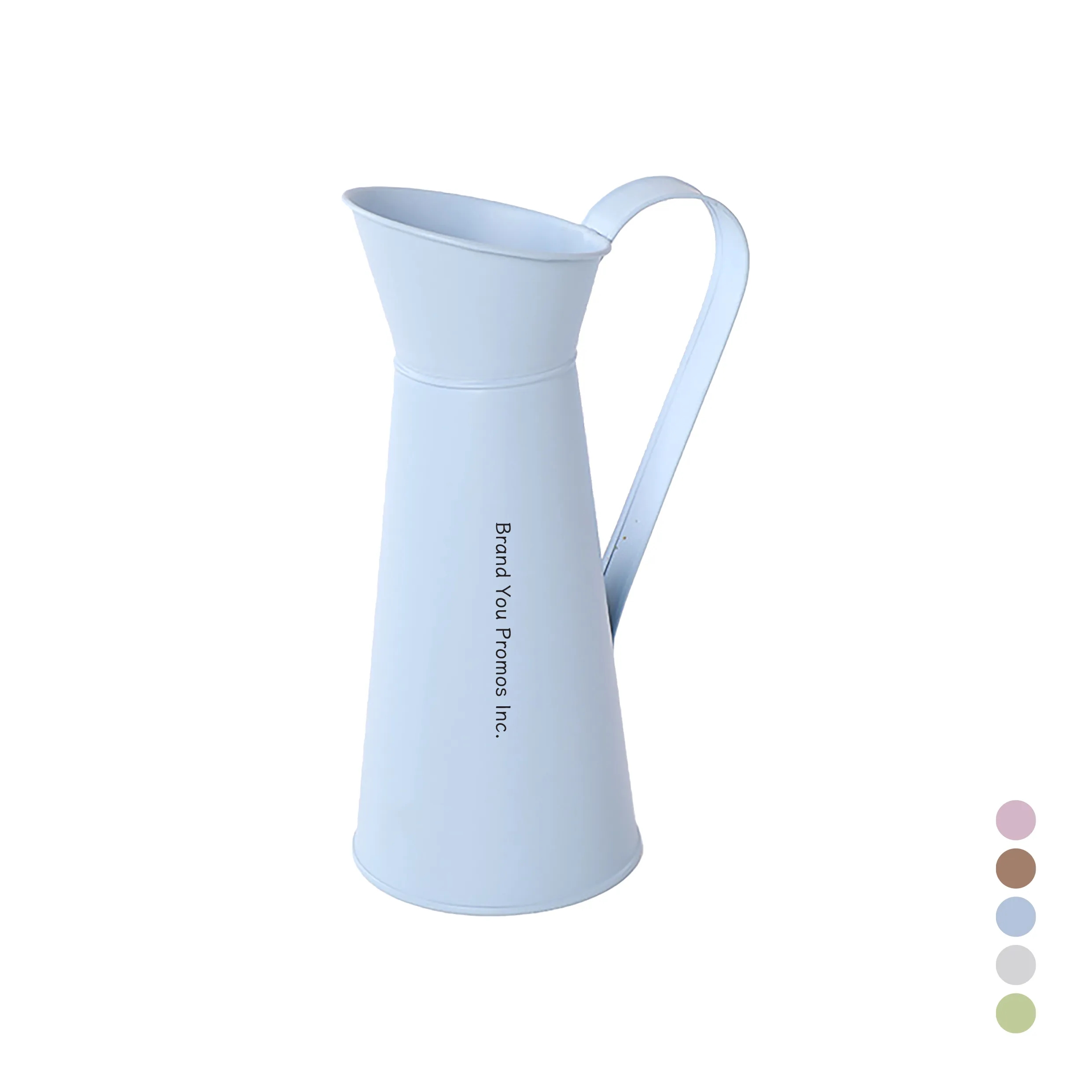Iron Flower Pot Vase Window Displays Desktops w/ Handle
